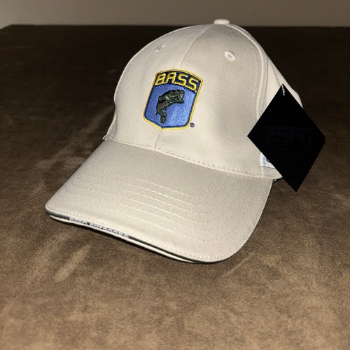 B.A.S.S. Offizielle Angeln Baseballkappe von ESPN verstellbare Mütze 100 % Baumwolle neu mit Etikett