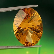 Natural Concave Cut Lazer Cut Bear Quartz Eye Clean Excellent Quality K20.
