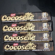 Set of 4, Nestle Cocoselle-Galleta Filled Cookie, Coconut Cream, 50g Each