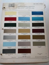 Buick 1969 original RM Rinshed-Mason pintura automotriz tabla de colores