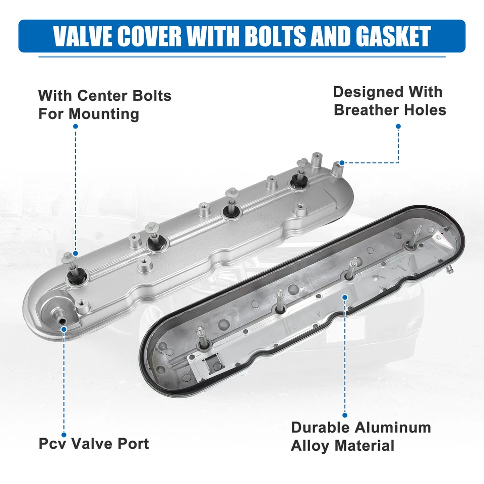 Valve Cover Single Custom for Chevy Silverado Tahoe Custom for GMC Sierra - Image 4 of 4