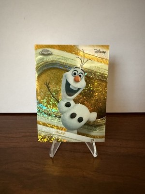 2025 Topps Chrome Disney - Olaf Gold Diamond Refractor /50 Frozen