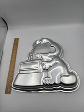 1978-1981 Wilton Aluminum GARFIELD Cake Pan Mold 2105-2447 Vintage