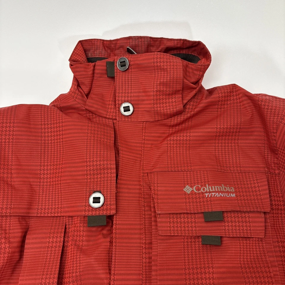 Columbia Titanium Hombre Medio Esquí Snowboard Omni-Tech Impermeable Foto 3 de 4