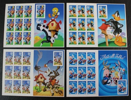 CKStamps:US Stamps Collection Scott#3205 3307 3392 3535 Mint NH Eror 10th Imperf