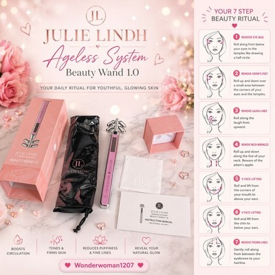  BEAUTY WAND 1.0 AGELESS SYSTEM, BY JULIE LINDH - LIFT - TONE - ENTFERNT FALTEN