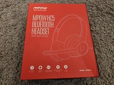 MPOW HC5 Bluetooth 5.0 Headphones Stereo Headset Noise Cancel EUC