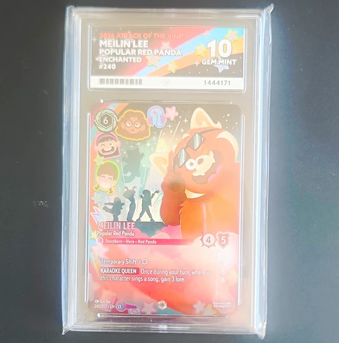 Meilin Lee - Popular Red Panda (V.2) 240/207 ACE graded card
