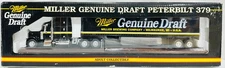 Miller Genuine Draft Peterbilt 379 Semi By SpecCast 1/64th Scale