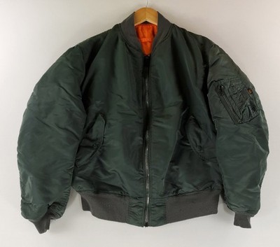 Alpha Industries MA-1 VTG Sage Green Flyers Intermediate Mens XXL