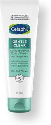 1X 124ML Cetaphil sanfter klar klärender Reiniger für Unreinheiten - NEU UK LAGER