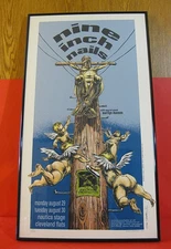 Nine Inch Nails Marilyn Manson Derek Hess #250/500 Framed RARE Concert Poster