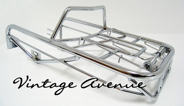 Portaequipajes trasero HONDA C100 CA100 C102 CA102 C105 CA105T C65 CM90 CM91 [P1] Foto 2 de 4