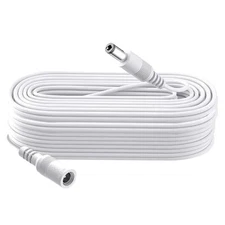 12V DC Extension Cord 33FT/10M 5.5mm x 2.1mm Male to Female Power Cable  CCTV