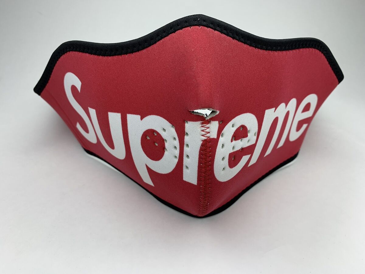 Supreme Neoprene Facemask FW14 Red Accessoires Relief Box Supreme Neoprene Facemask FW14 Red Accessoires Relief Box