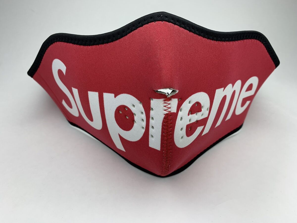 Red Supreme Ski Mask