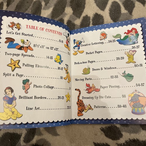 NEW VINTAGE 2000 Disney Scrapbook Pages 8.5”x11” Scrapbooking Disney World - Picture 14 of 15