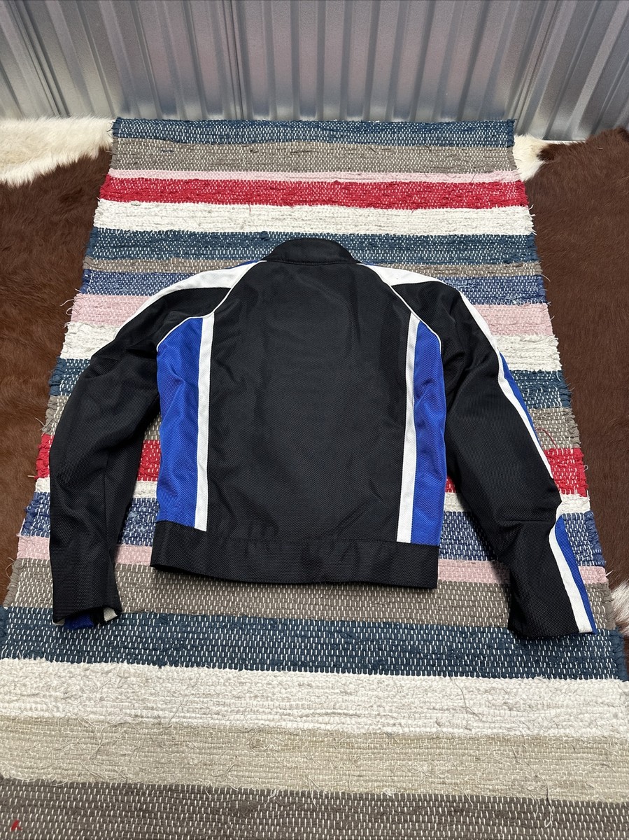 BMW Motorrad Club Junior Black/Blue/White Jacket - Size