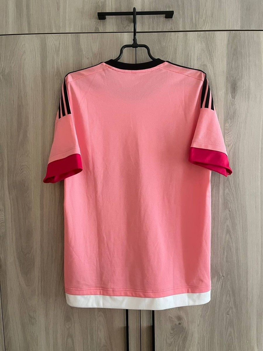 Juventus x Drake 2015 2016 Away Authentic Pink Jersey Adidas