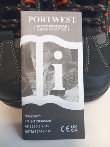 Portwest Compositelite™Operis Shoe S3HRO Trainer Water Resistant Safety FC61 Sz7 - Picture 7 of 7