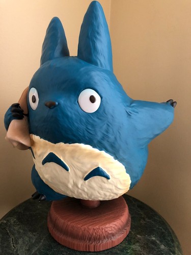 Il mio vicino Totoro - Ti ho trovato! Statua in resina Totoro blu medio Studio Ghibli - Foto 5 di 9
