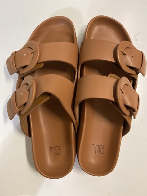 Footbed Time And Tru Slippers These $20 Walmart Sandals Look Just