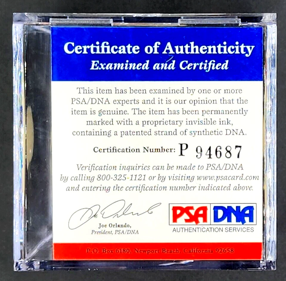 Henry Rodriguez Single Signed OML Rawlings Autograph Baseball PSA / DNA - Image 3 of 4