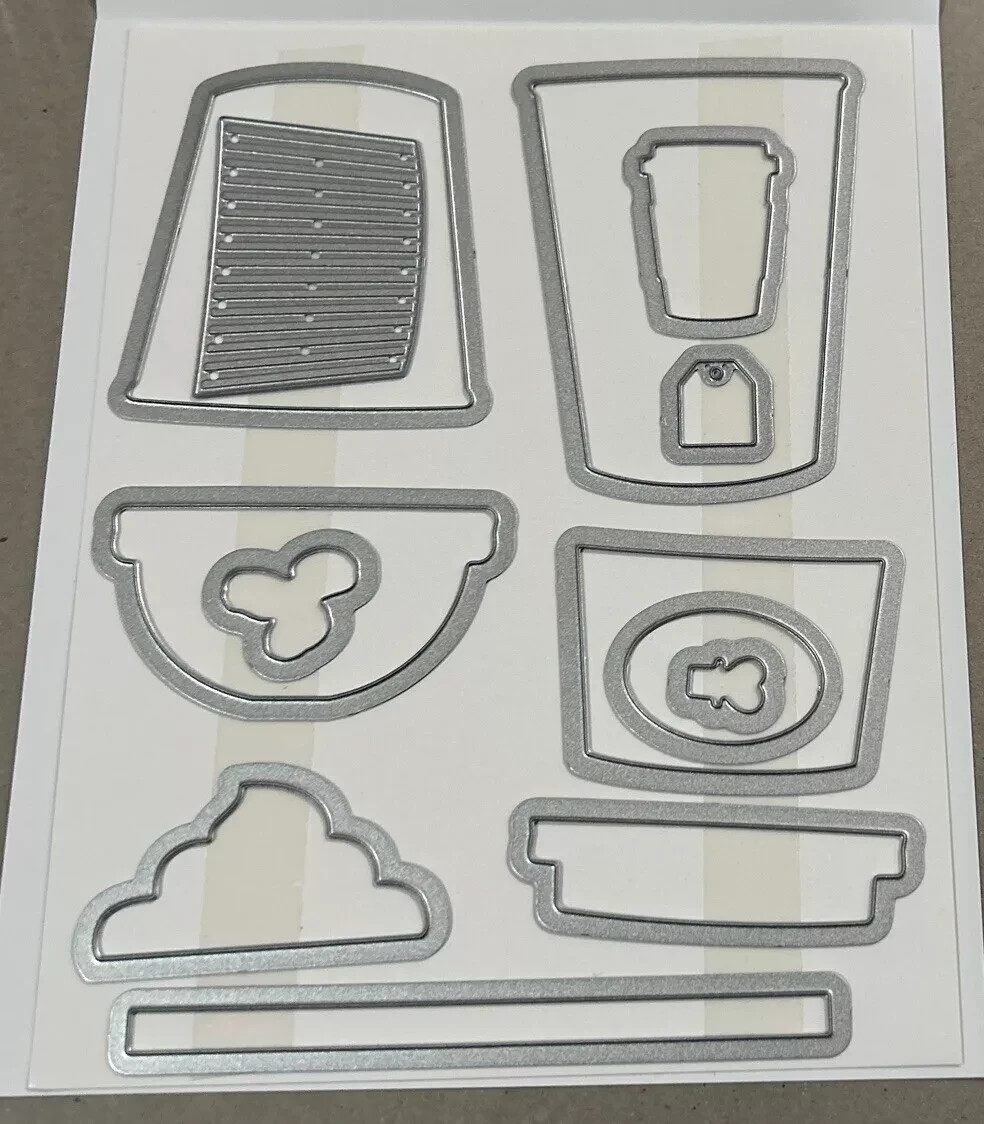 Stampin Up Big Shot Framelits Coffee Cups Dies 143745