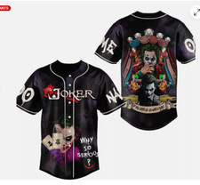 Maglia Baseball Personalizzata The Joker If You Gotta Go With A Smile 3D