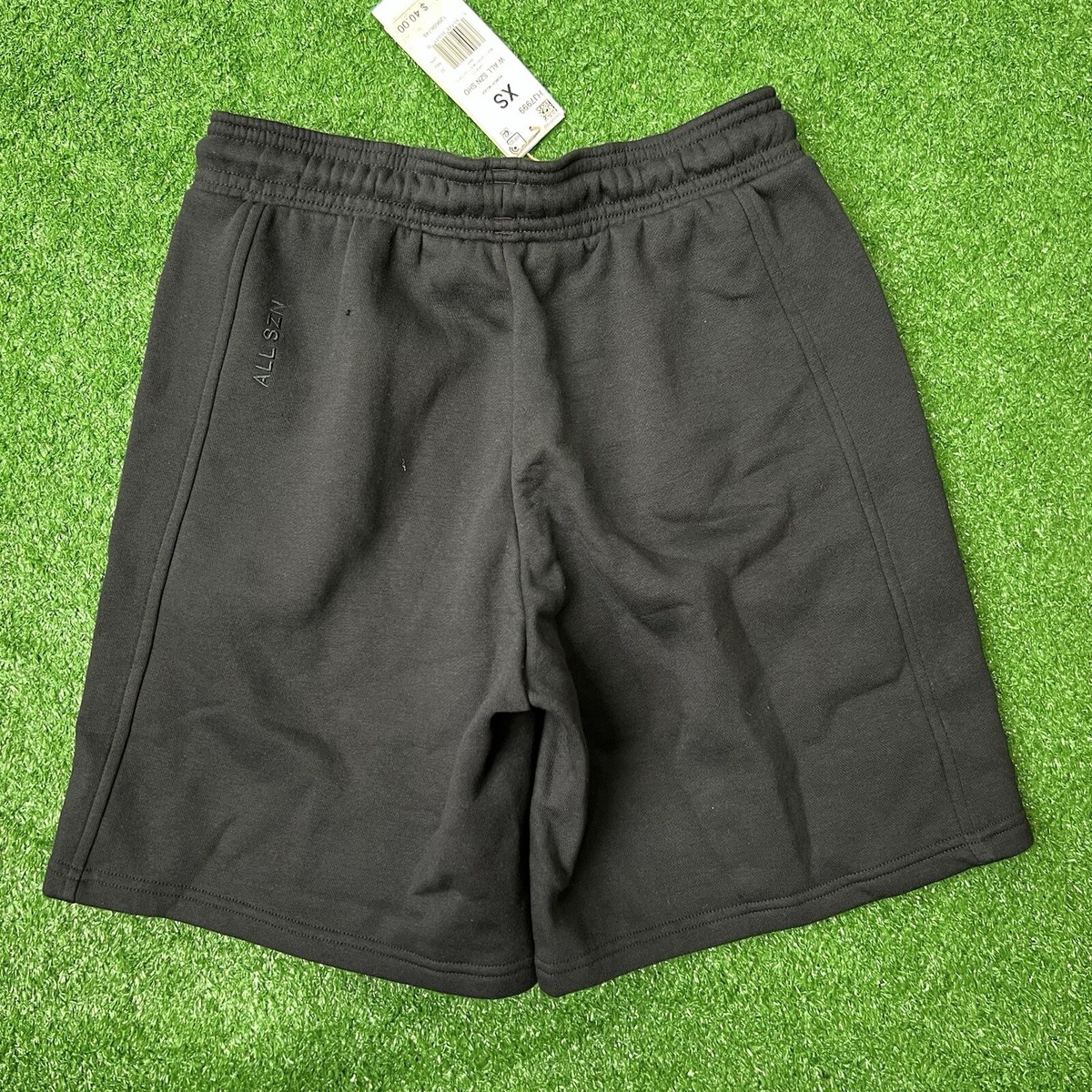 Adidas Fleece Shorts Size XS Womens All Season Drawstring Black