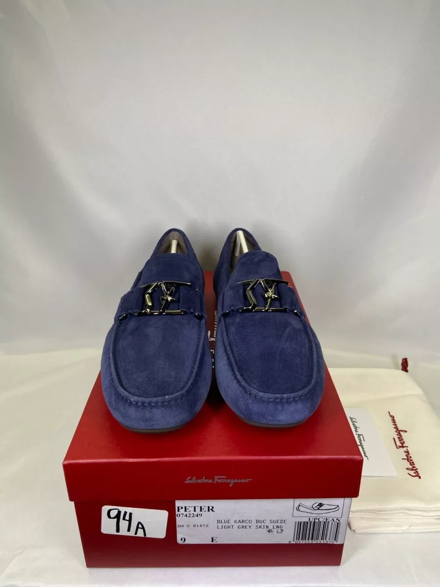 Ferragamo suede shop drivers