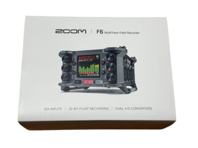 【NEW】Zoom F6 Multi Track Field Recorder 32-Bit Float Recording from Japan jp