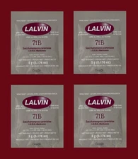 WINE YEAST 4 PK LALVIN 71B (1122) FOR JUICE CONCENTRATES FRUITY REDS WHITES MEAD
