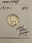 1929 S MERCURY DIME Lot #4 1929S semi-key date!