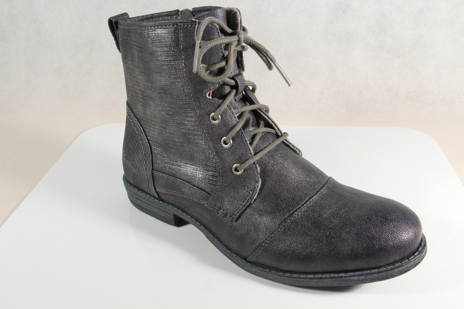Mustang Ankle Boots Lace up Boots Grey 