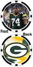 Green Bay Packers Elgton Jenkins 2023-2024 Collectable Chip
