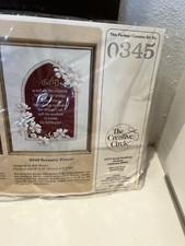 VINTAGE NEW Creative Circle Crewel Embroidery Kit 0345 SERENITY PRAYER 12" x 16"
