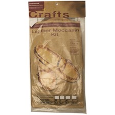 Boy Scout Official Leather Moccasin Kit Size S6-7 M 8-9 L10-11 XL 12-13 USA Made