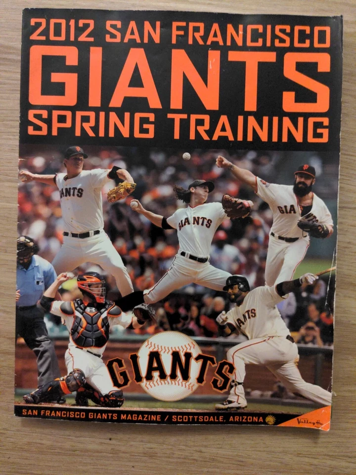 5 San Francisco Giants Spring Training Programs 2007 2012 2013 2014 2015 - Image 3 of 4