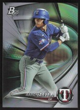 2022 Bowman Platinum Top Prospects Aaron Zavala #TOP-38 Texas Rangers