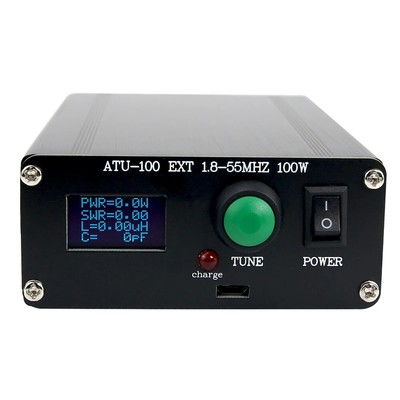 ATU-100 Automatic Antenna Tuner OLED Display 1.8-50MHz 3.2 Firmware Programmed