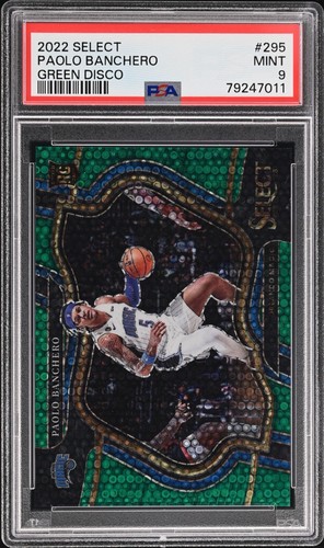 Paolo Banchero [Green Disco] #295 2022 Panini Select card