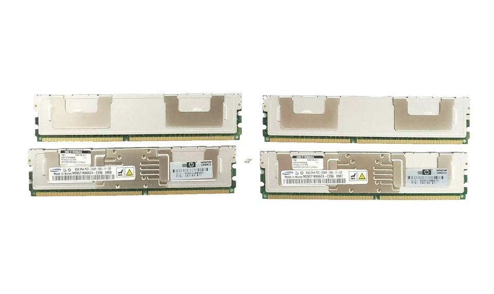 Samsung 32gb (4 x 8GB) 2Rx4 PC2-5300F M395T1K66AZ4-CE66 8GB EACH - Image 2 of 3