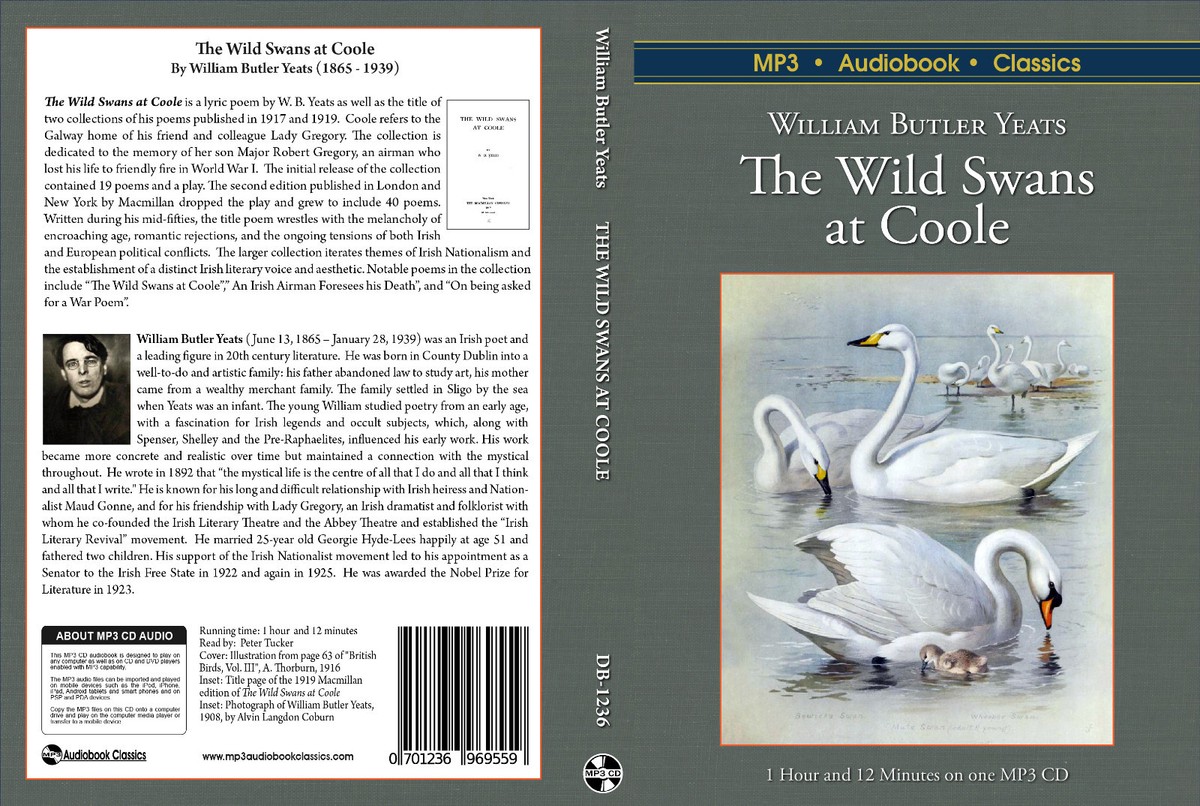 The Wild Swans at Coole - Unabridged MP3 CD Audiobook in DVD case