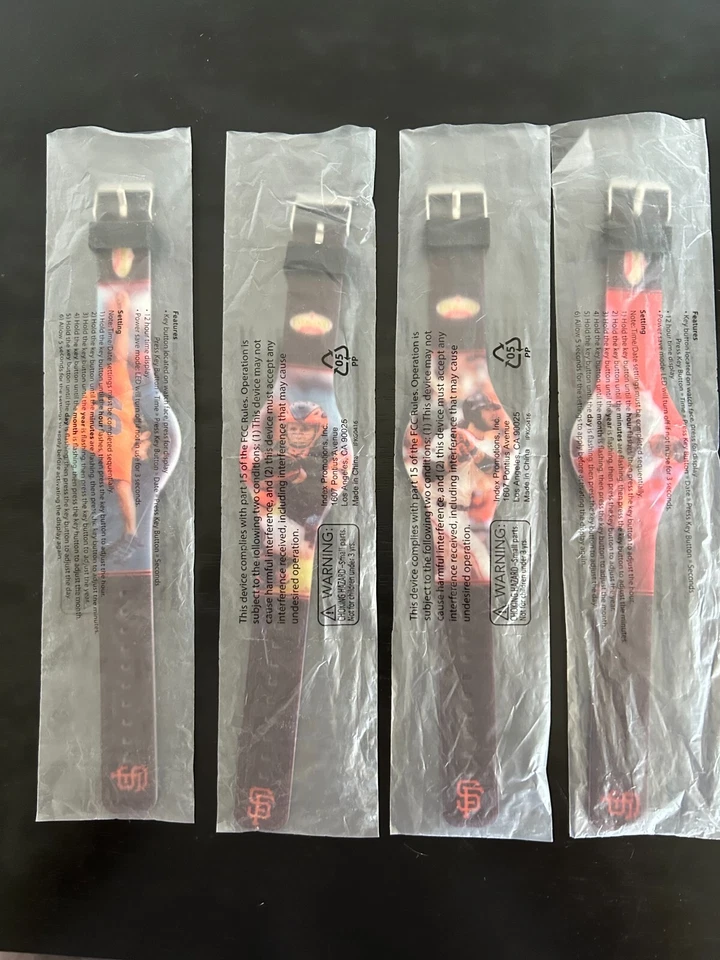 San Francisco Giants Watches Buster Posey Crawford Pence Bumgarner New 2016 SGA - Imagem 3 de 3