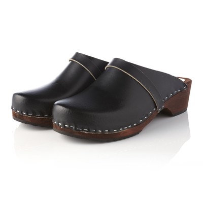 wooden sole clogs