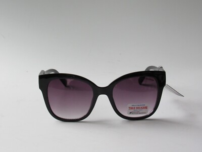 True Religion Black OVERSIZED Sunglasses TR56393 NWT