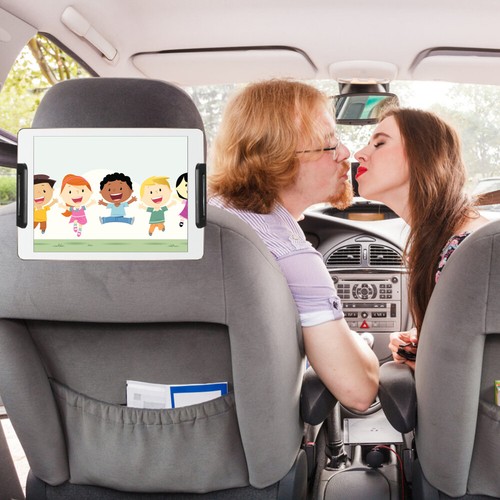 Sturdy Headrest Tablet Holder Auto Phone Bracket Car Accessory - Afbeelding 3 van 12