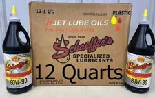 Schaeffer’s 80w-90 293 Supreme Synthetic Gear Lube Oil 12 Quarts Case