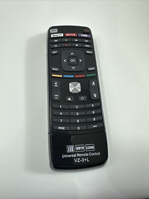 Vizio Universal Remote Control VZ-3+L - Amazon, Netflix.Mgo
